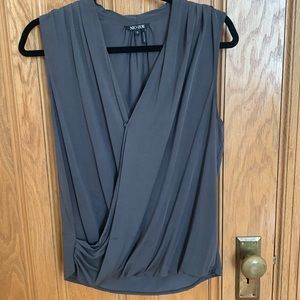Nic and Zoe gray sleeveless top size M